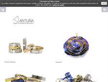 Tablet Screenshot of joyeriaantuna.com